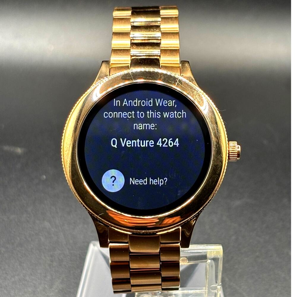 Fossil Q Venture Gen 3 FTW6000 Rose Gold Smartwatch 42mm